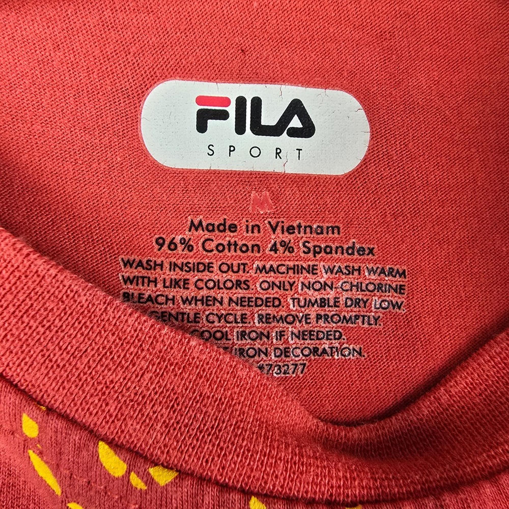 Fila Sport Womens Graphic T-Shirt Bundle Set of 3 Red Grey Pink Size Medium - Picture 4 of 12